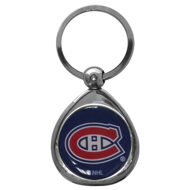 Siskiyou NHL Siskiyou Sports Fan Shop Montreal Canadiens Chrome Key Chain One Size Team Colors - Image 1